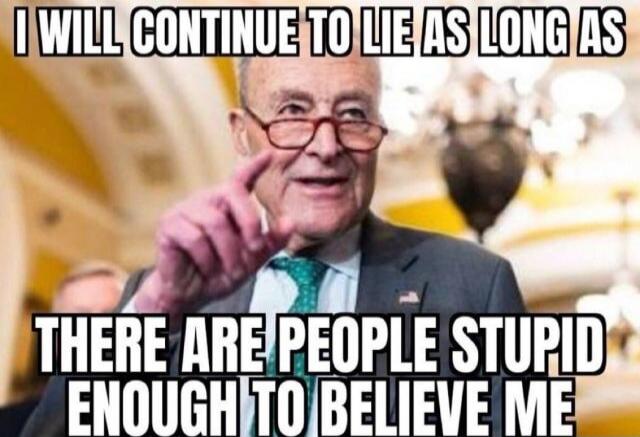 I WILL CONTINUE TO LIE AS LONG AS THERE ARE PEOPLE STUPID ENOUGH TO BELIEVE ME