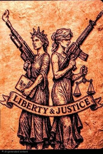 LIBERTY & JUSTICE
AI-generated content