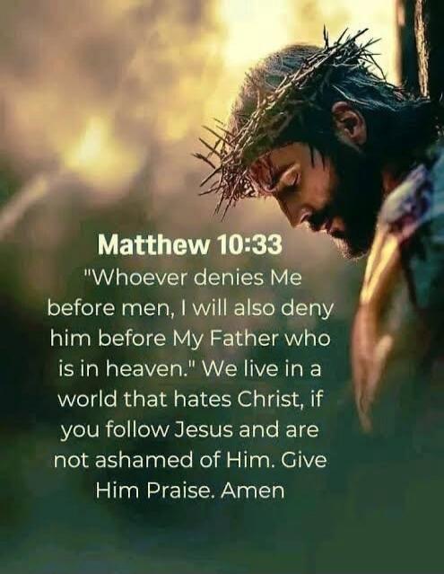 Matthew 10:33 