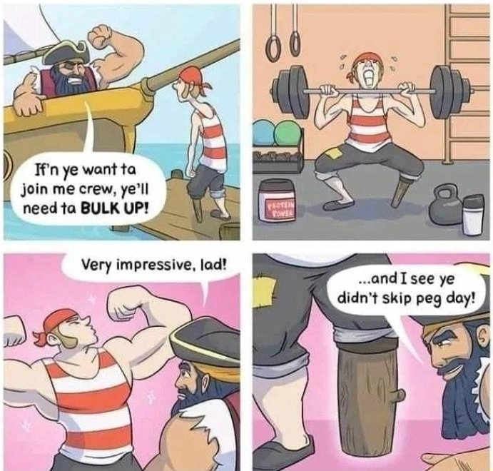 andIsee ye didnt skip peg day