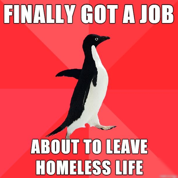 FINALLY GOT A JOB