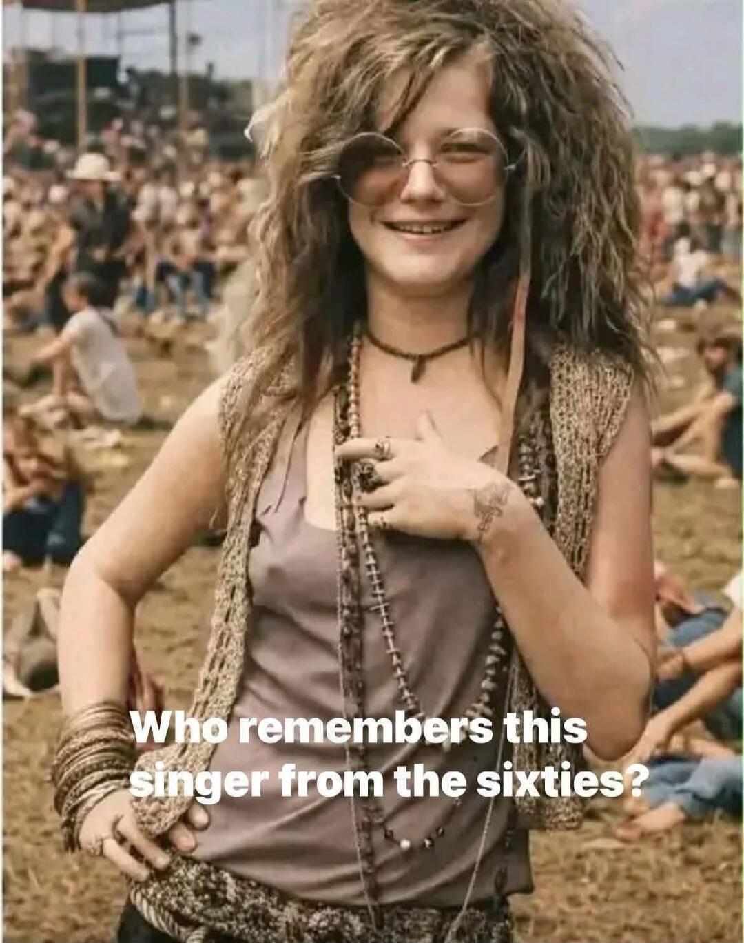 Who remembers this singer from the sixties?