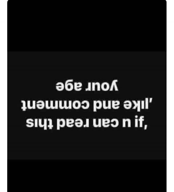if u can read this, like and comment your age