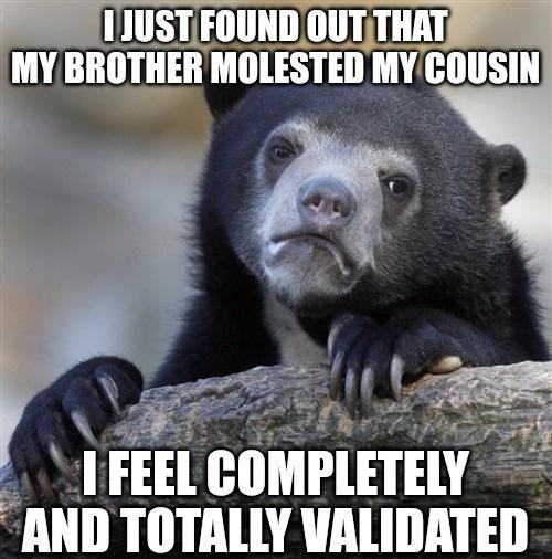 1JUSTFOUND OUTTHAT I FEEL lIIMPlEIElY AND TOTALLY VALIDATED