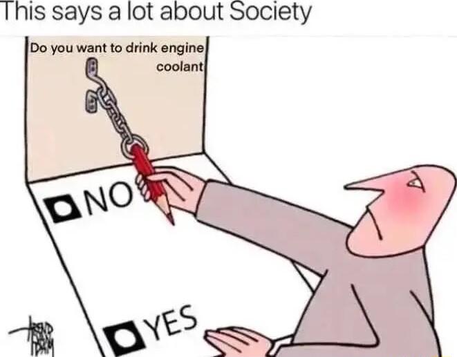 Ihis says a lot about Society
