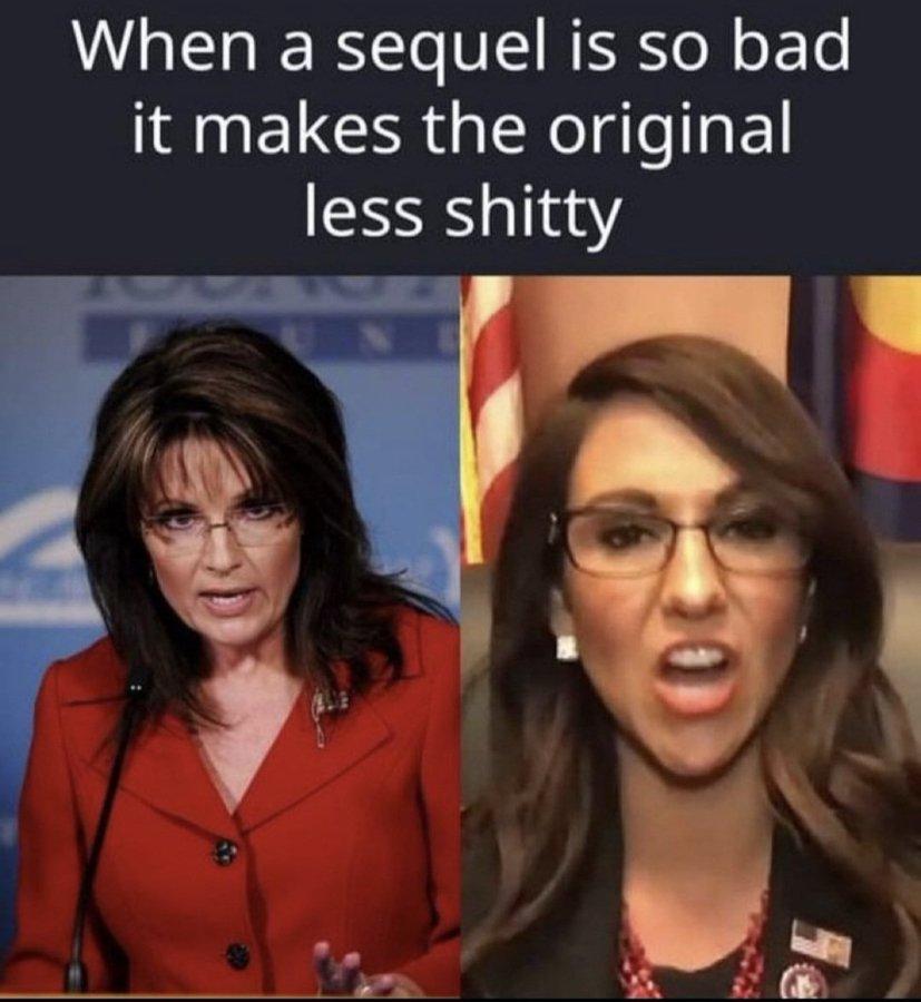 When a sequel is so bad it makes the original less shitty