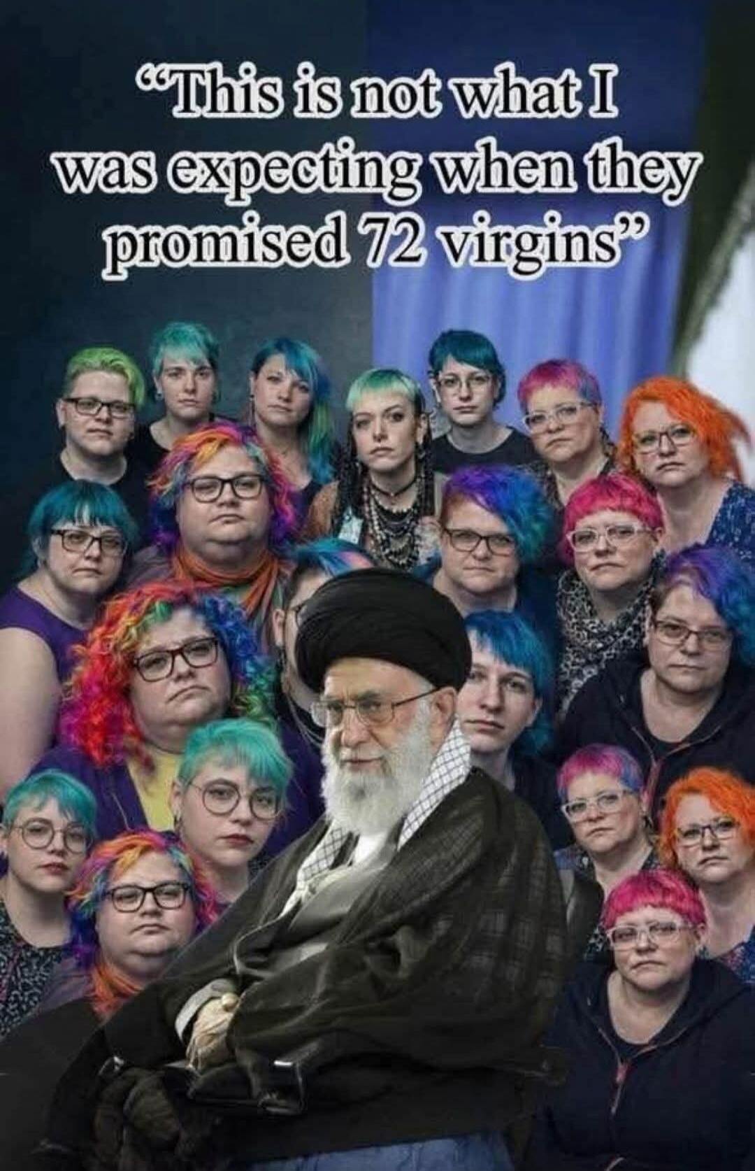 This is not what I was expecting when they promised 72 virgins
