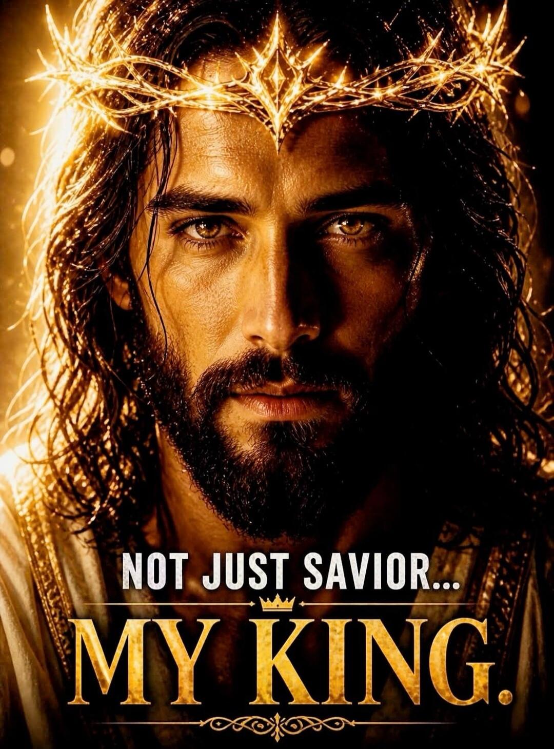 NOT JUST SAVIOR... MY KING.