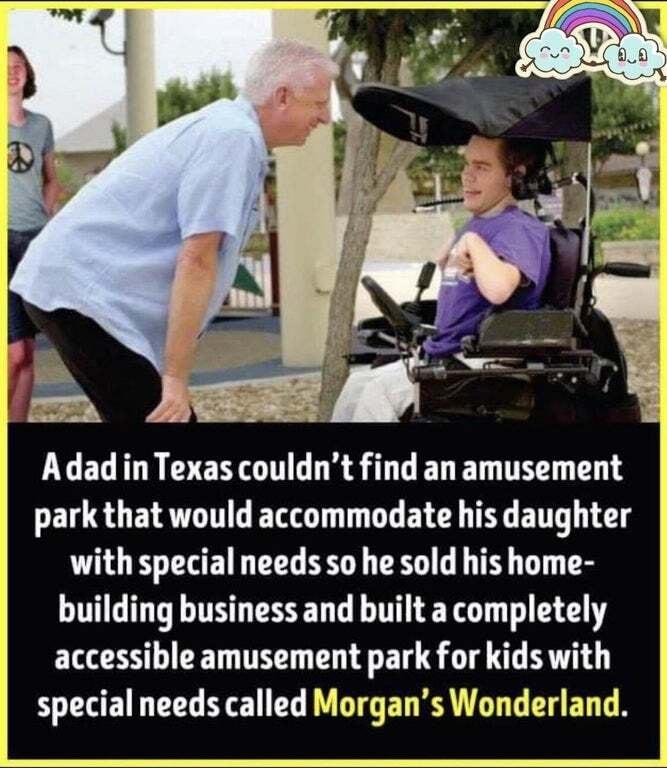 LGEL TG E G GRS TG ELE T T CL DELGR ORI G EYCE T BNV 6 with special needs so he sold his home building business and built acompletely EICCRALEETTECD EL T EL S T A R special needs called Morgans Wonderland