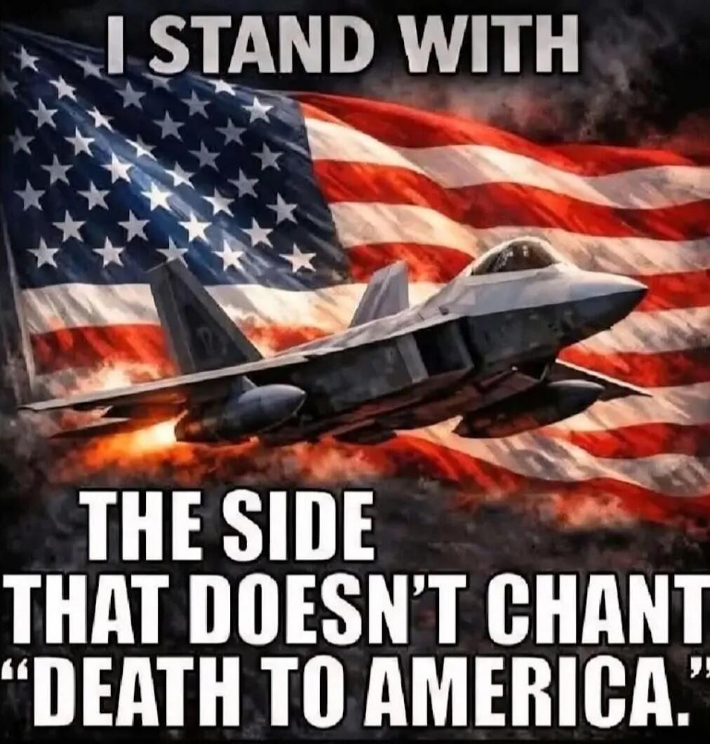 I STAND WITH THE SIDE THAT DOESN'T CHANT 