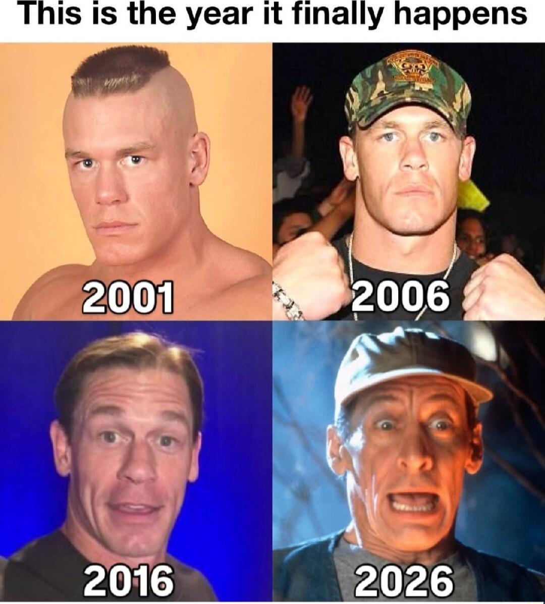 This is the year it finally happens
2001
2006
2016
2026