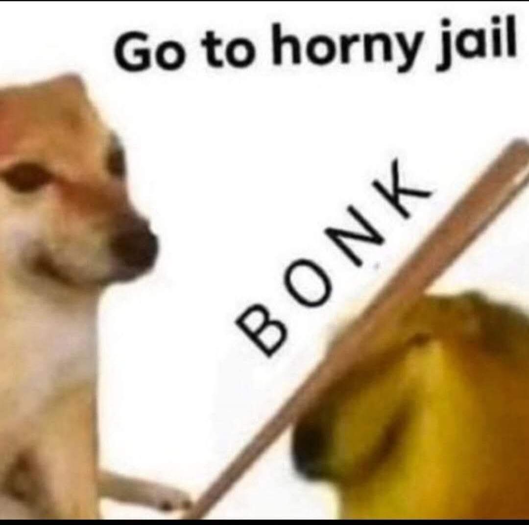 Go to horny jail BONK