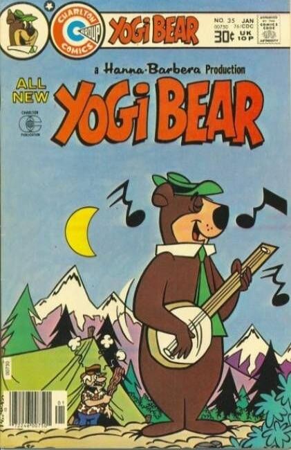 CHARLTON COMICS GROUP  YOGI BEAR  a Hanna-Barbera Production  ALL NEW  YOGI BEAR  NO. 35  JAN  30c