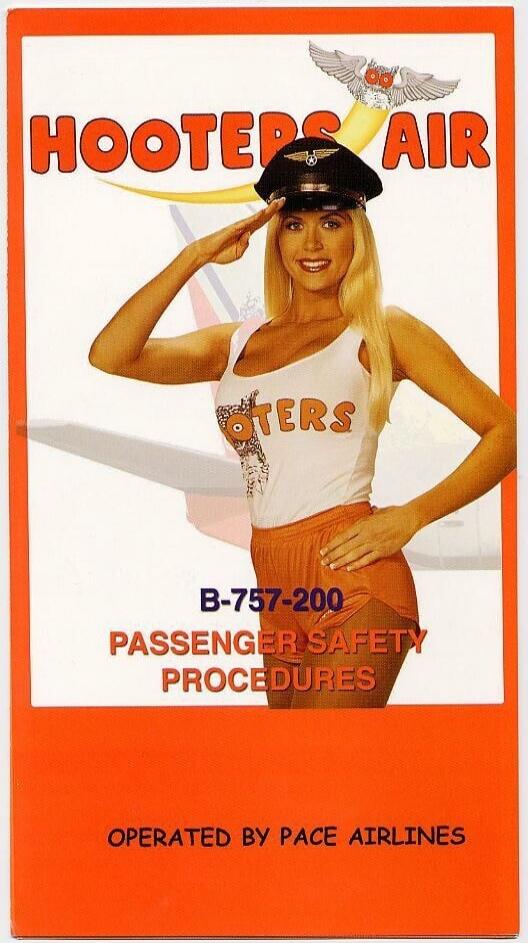 HOOTERS AIR
B-757-200
PASSENGER SAFETY PROCEDURES
OPERATED BY PACE AIRLINES