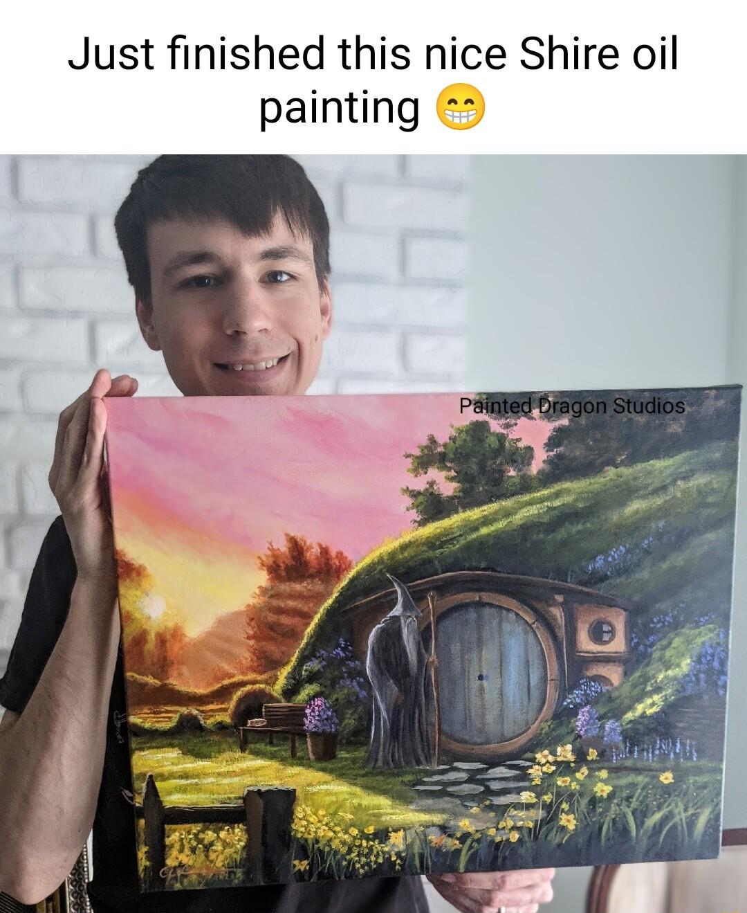 Just finished this nice Shire oil painting 2