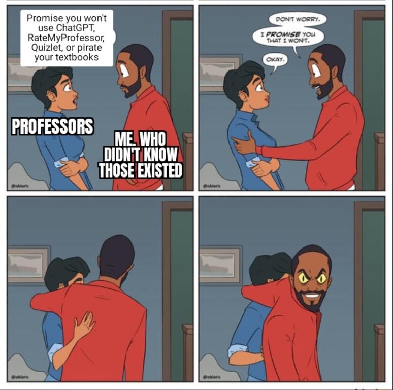 Promise you wont Ch PROFESSORS MEWHO 4 DIDNT KNOW THOSE EXISTED