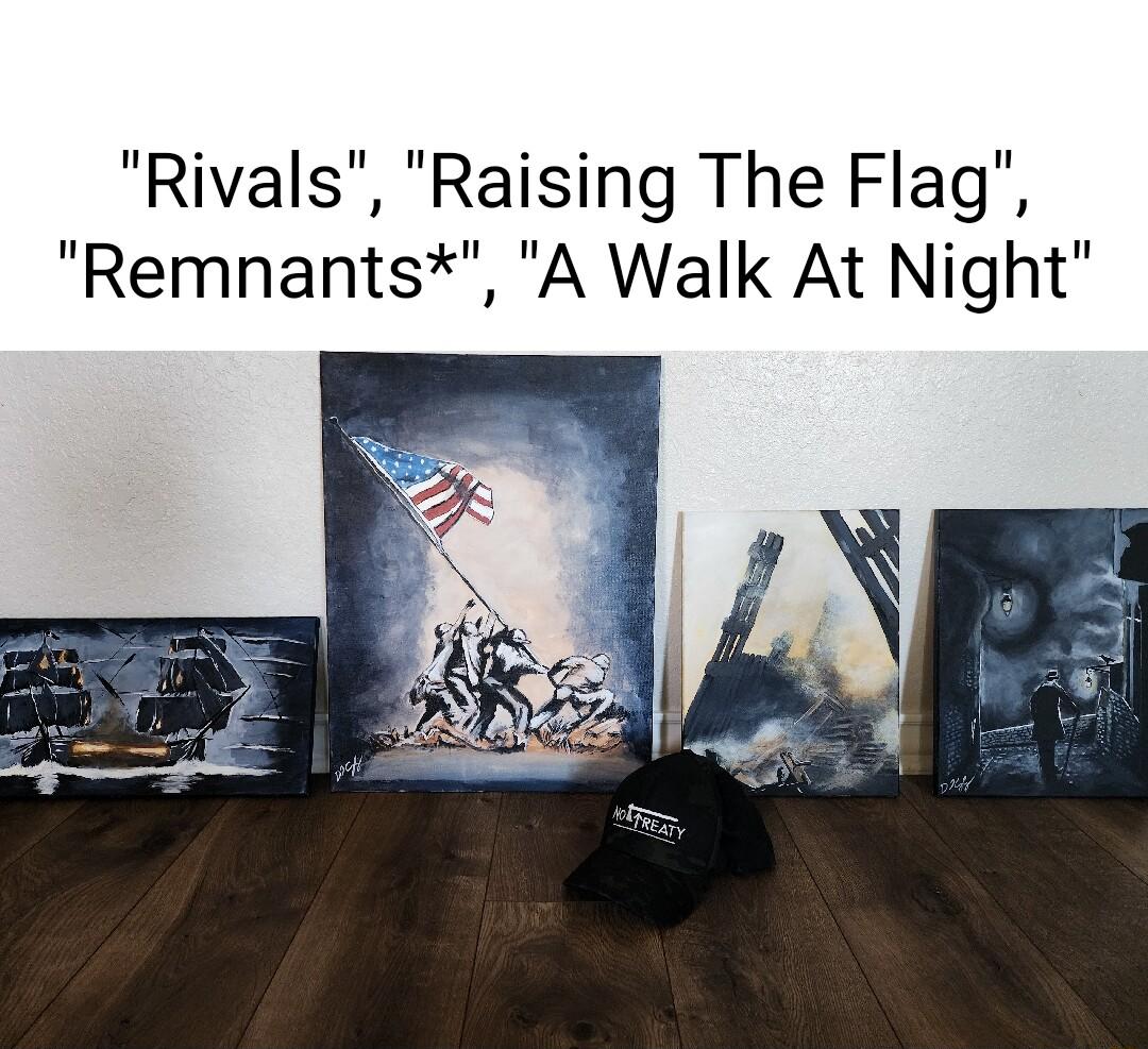 Rivals Raising The Flag Remnants A Walk At Night