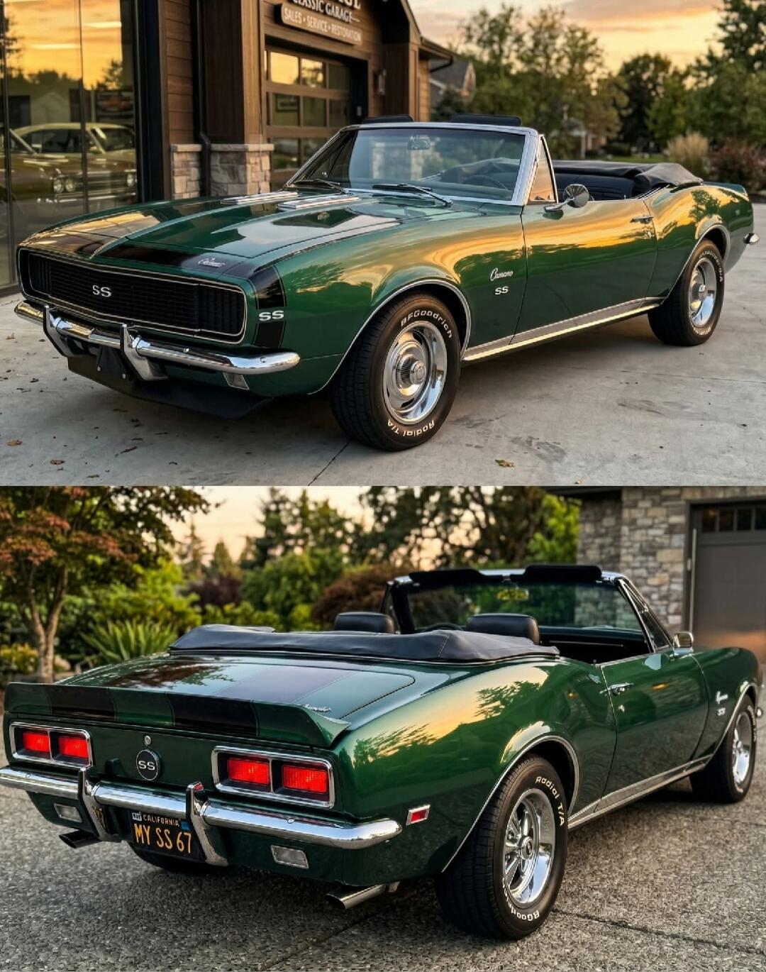 SS Camaro BFGoodrich Radial T/A CALIFORNIA MY SS 67 CLASSIC GARAGE SALES - SERVICE - RESTORATION