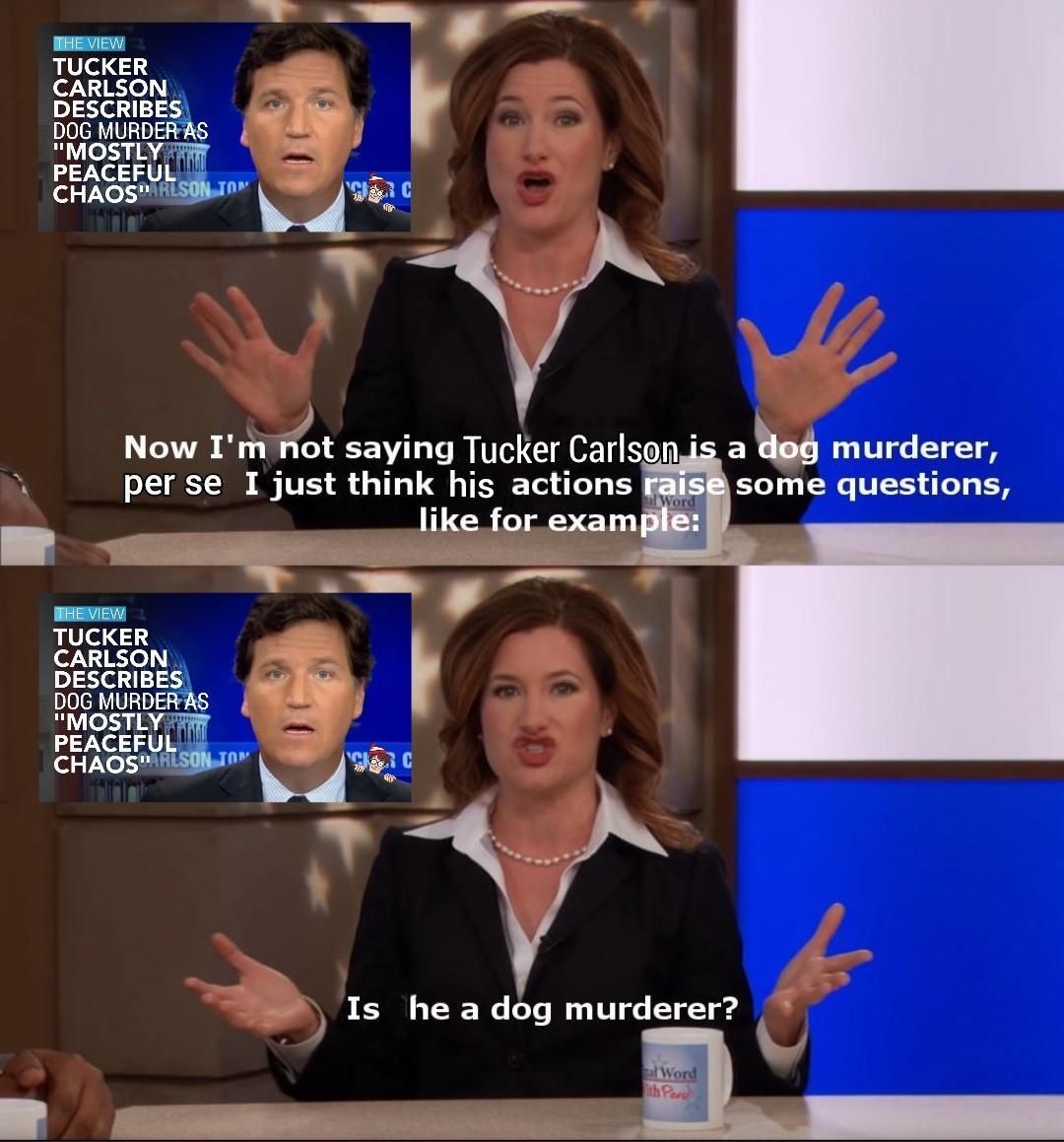 B p Now L ot saying Tucker Car some questions per se I just think his actions