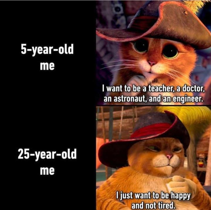 5 year old me 25 year old me