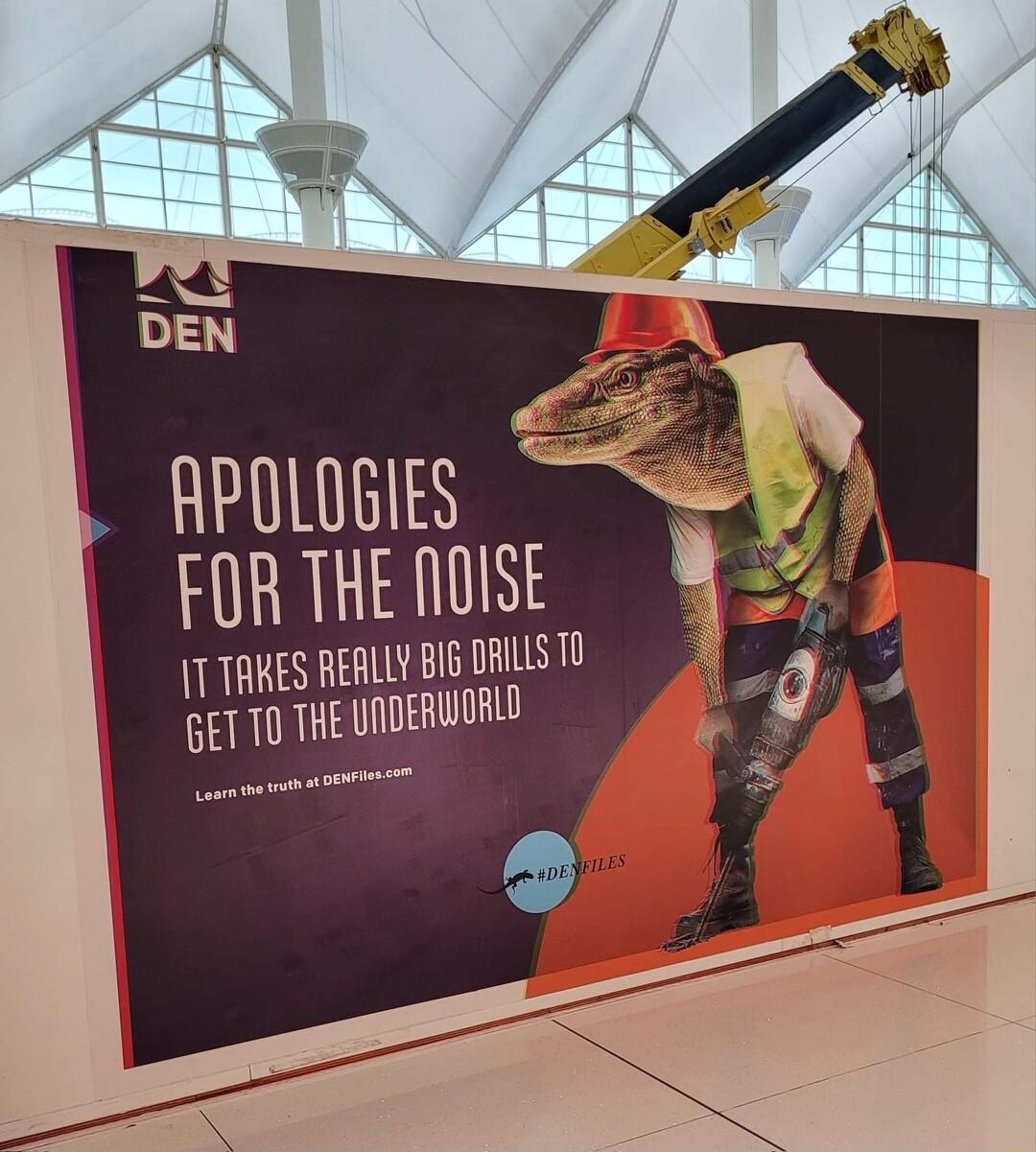 L APOLOGIES FOR THE NOISE T TAKES RERLLYBIG DRSO GET 70 THEUIDERUOALD e