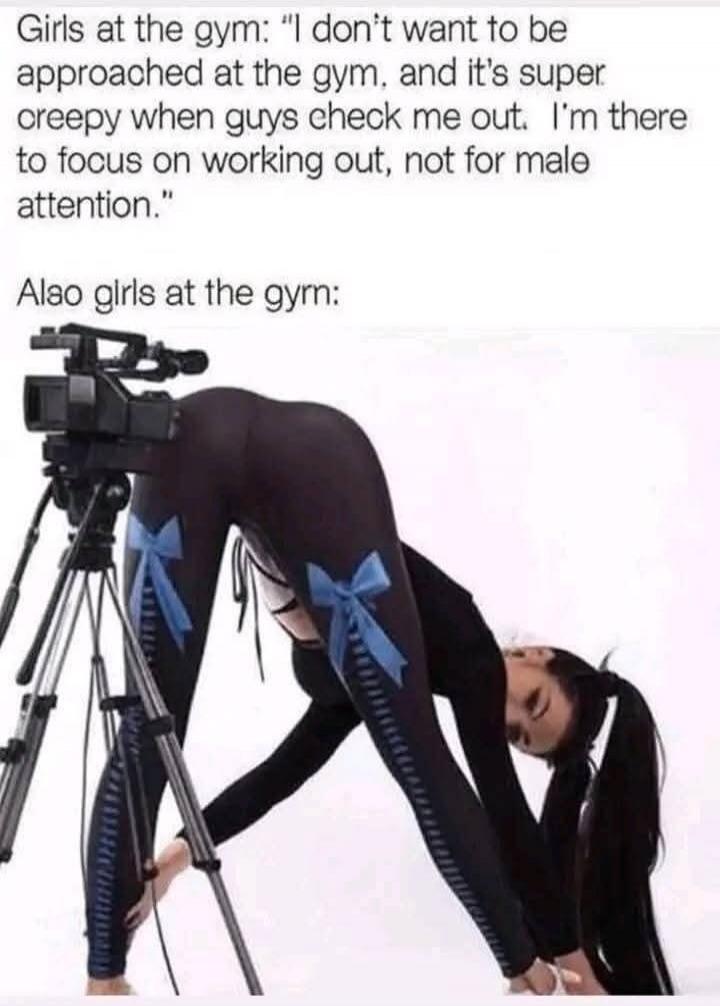Girls at the gym: 