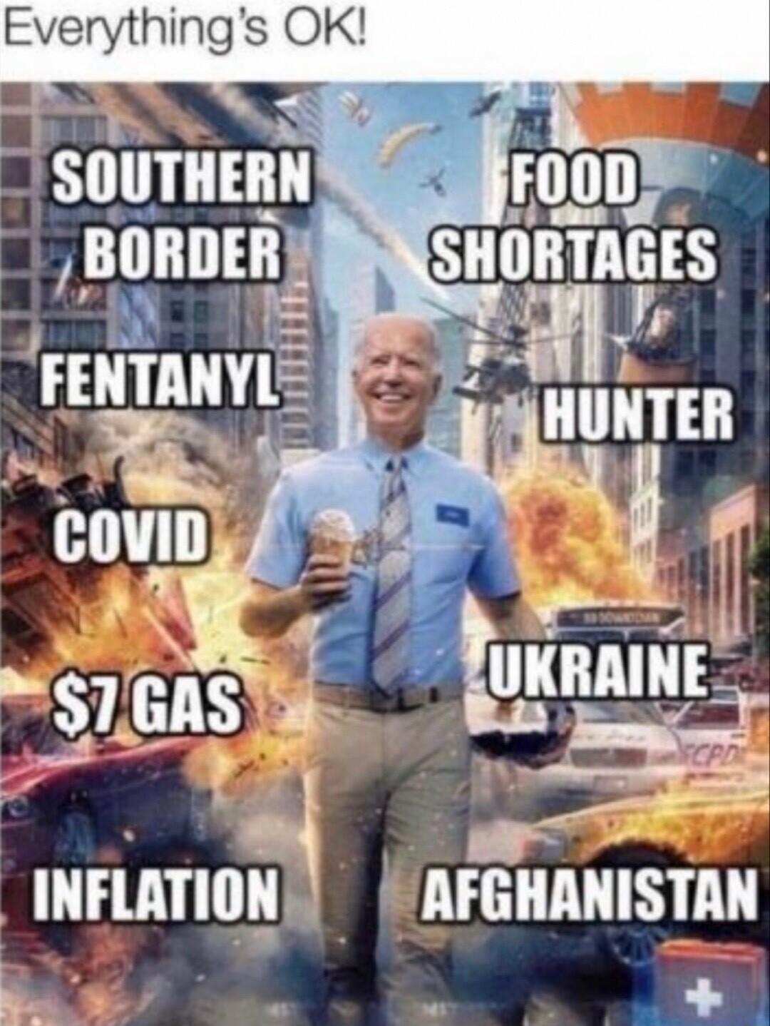 Everythings OK soumm nnnngn i S _INFLATIONH FAFGHANISTAN B Y