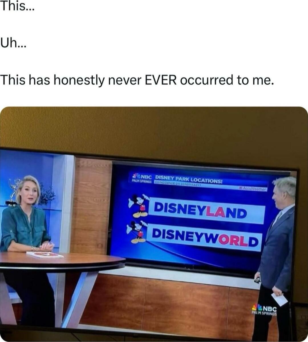 his has honestly never EVER occurred to me