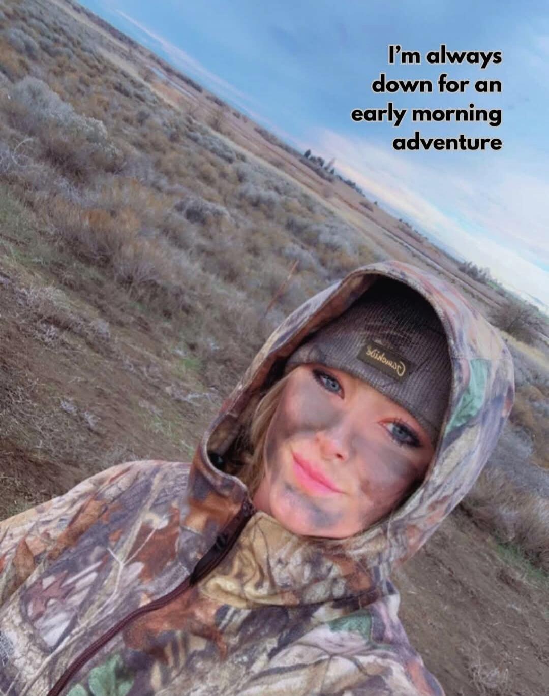 I'm always down for an early morning adventure