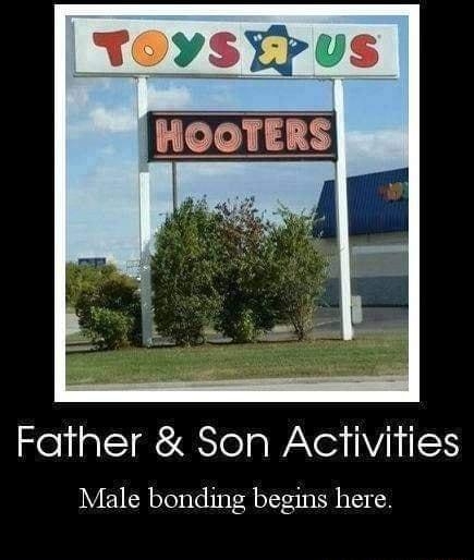 funnypictureofthedaynet Father Son Activities Male bonding begins here