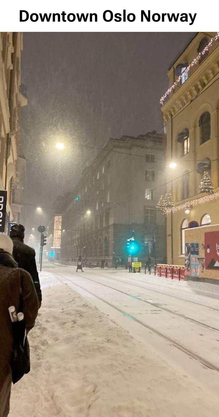 Downtown Oslo Norway