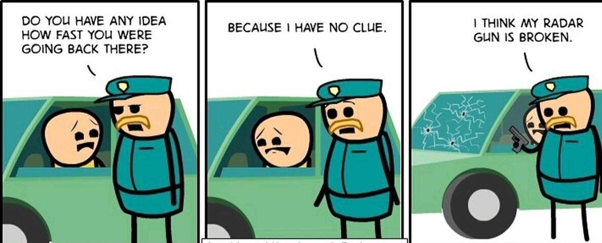 DO YOU HAVE ANY IDEA HOW FAST YOU WERE GOING BACK THERE 1 THINK MY RADAR BECAUSE HAVE NO CLUE GUN IS BROKEN