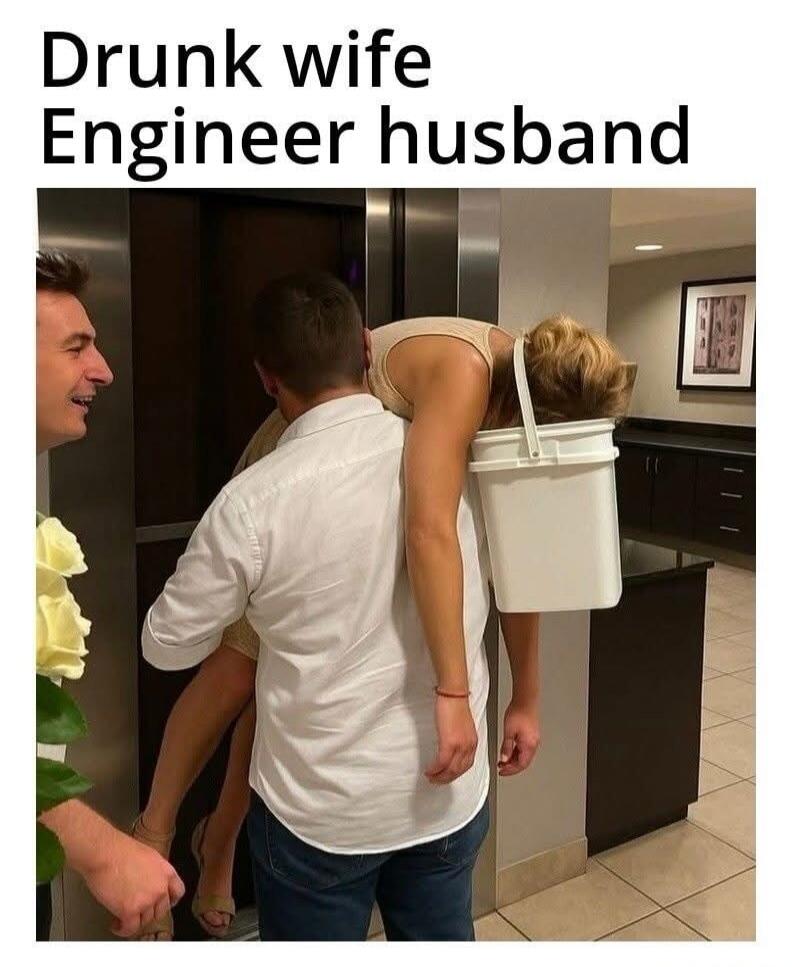 Drunk wife Engineer husband