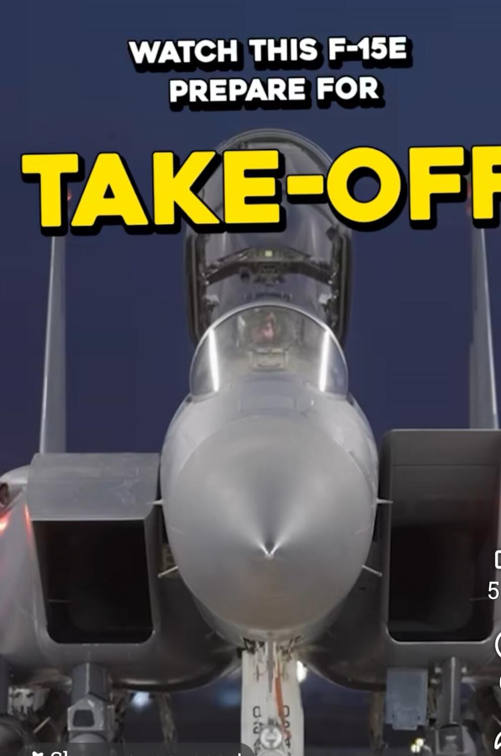 WATCH THIS F-15E PREPARE FOR TAKE-OFF