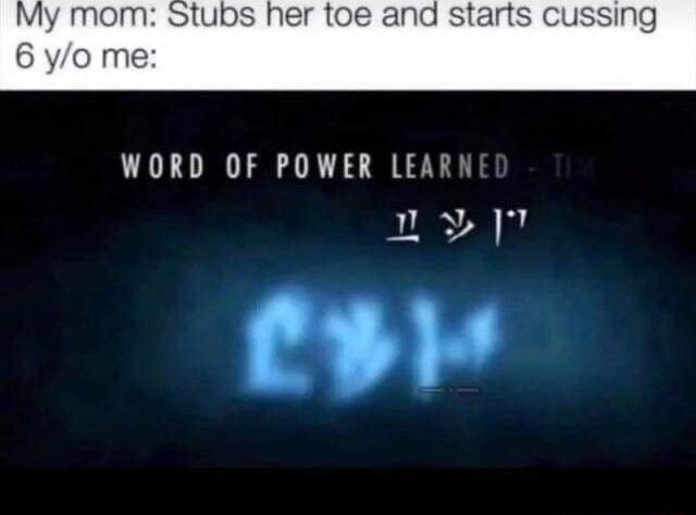mom WORD OF POWER LEARN g