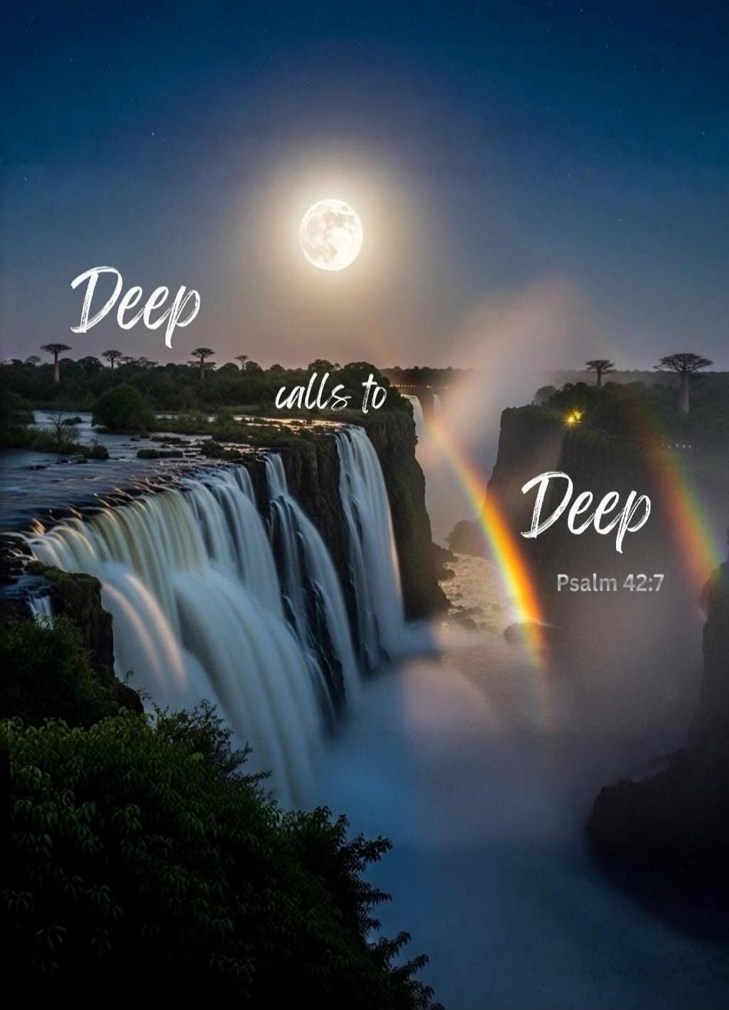 Deep calls to Deep Psalm 42:7
