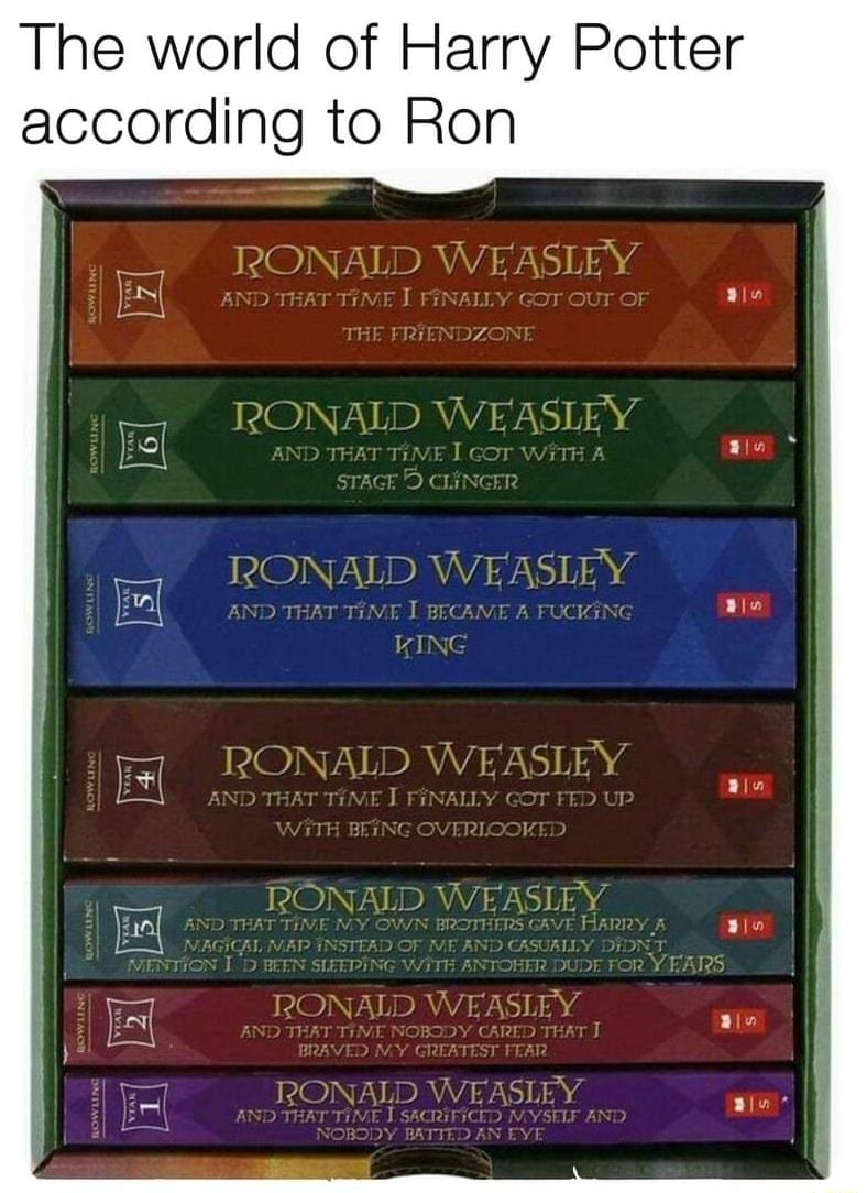 The world of Harry Potter according to Ron
