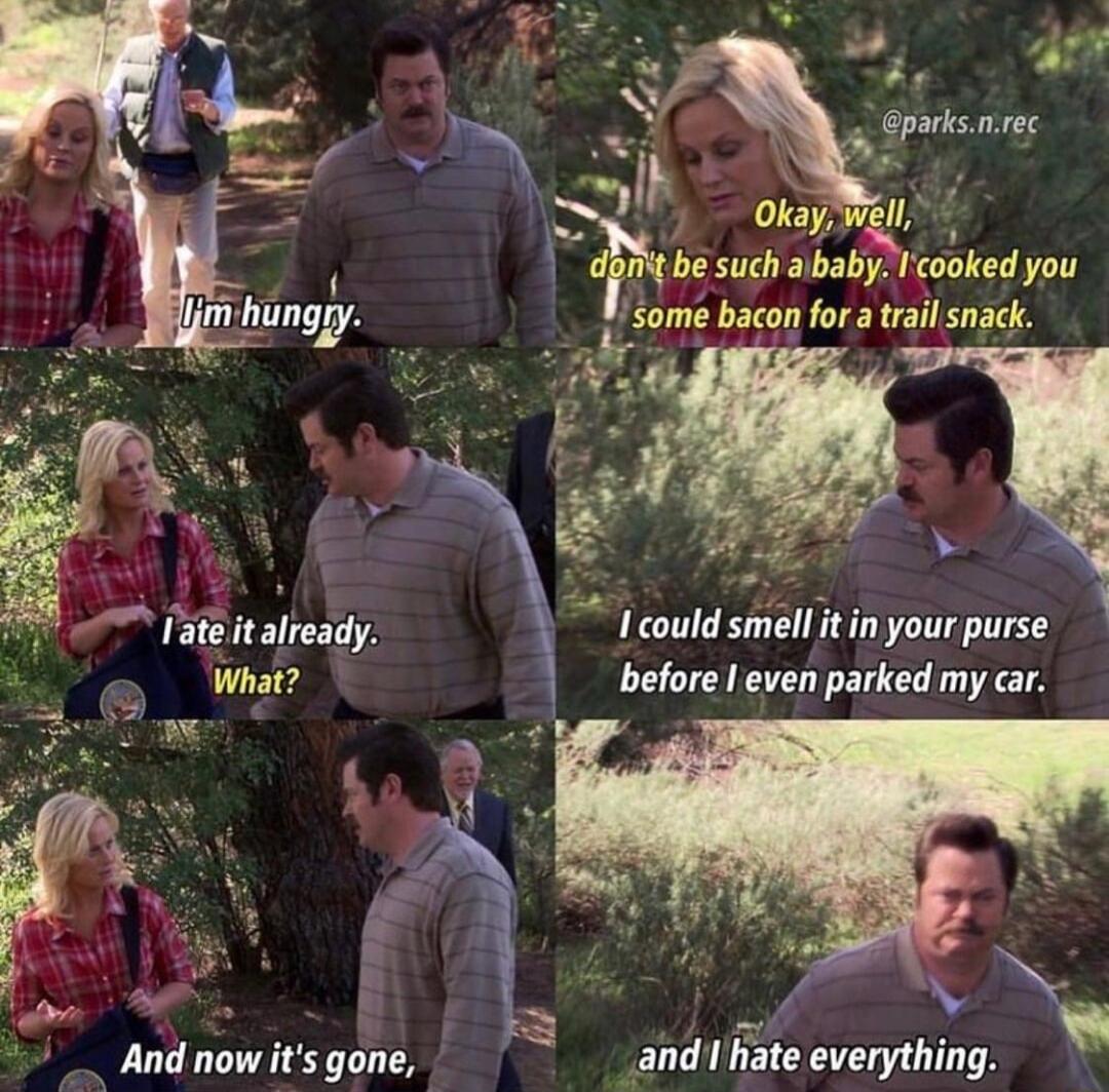 be such ababycooked you me bacon fora r Icould smell it in your purse before even parked my car _ And now its gone