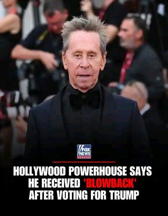 HOLLYWOOD POWERHOUSE SAYS HE RECEIVED 'BLOWBACK' AFTER VOTING FOR TRUMP