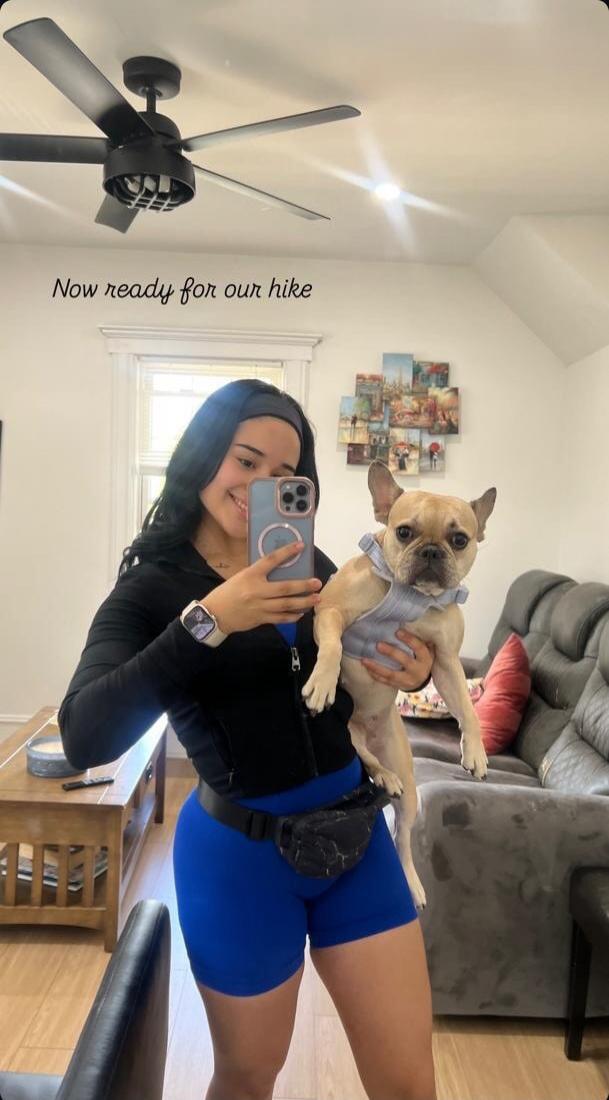 Now ready for our hike