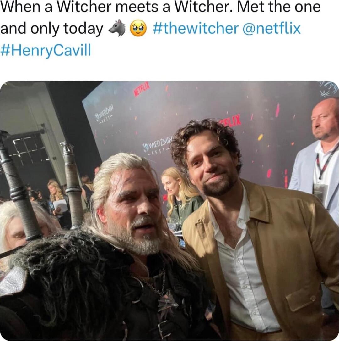 When a Witcher meets a Witcher Met the one and only today 3