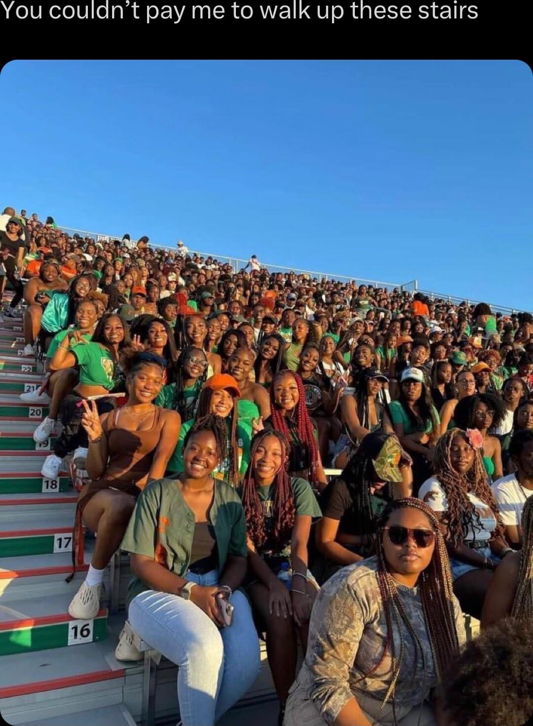 You couldnt pay me to walk up these stairs