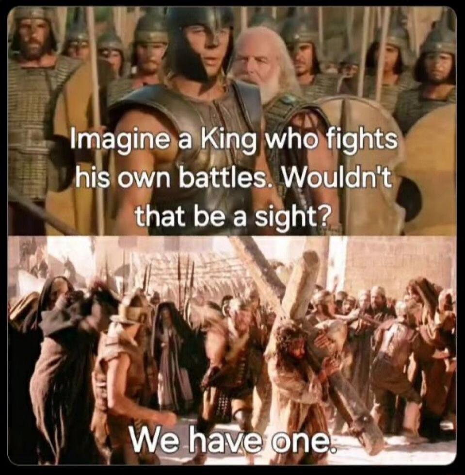 Imagine a King who fights his own battles. Wouldn't that be a sight? We have one.