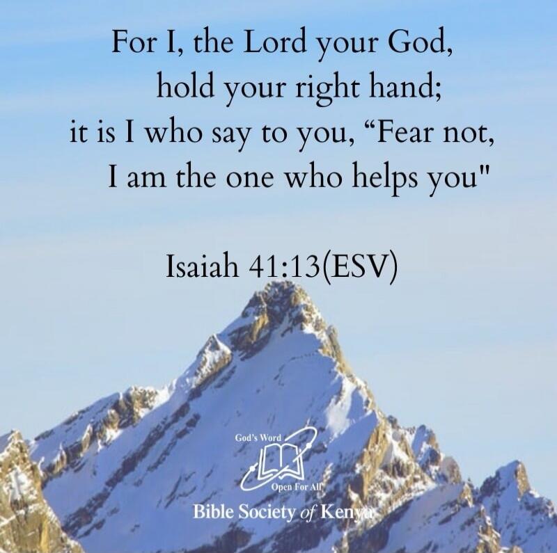 For I, the Lord your God, hold your right hand; it is I who say to you, 