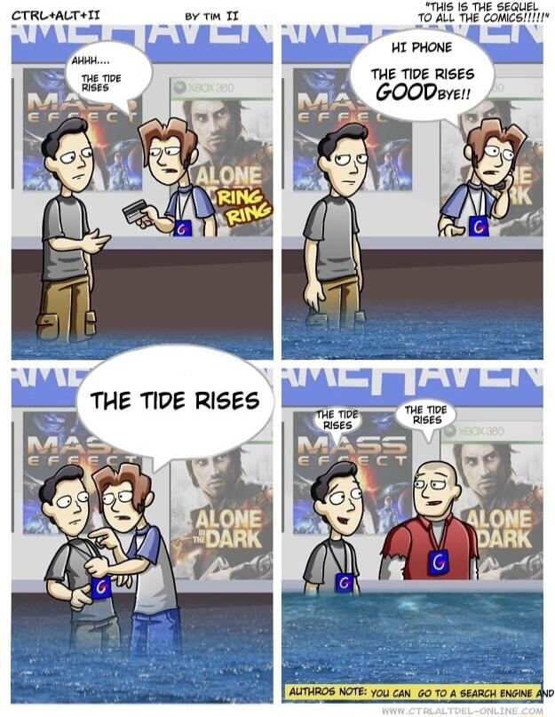 CTRLIALTIT TOALL THE CoMiS R e Sl THE TIDE RisES