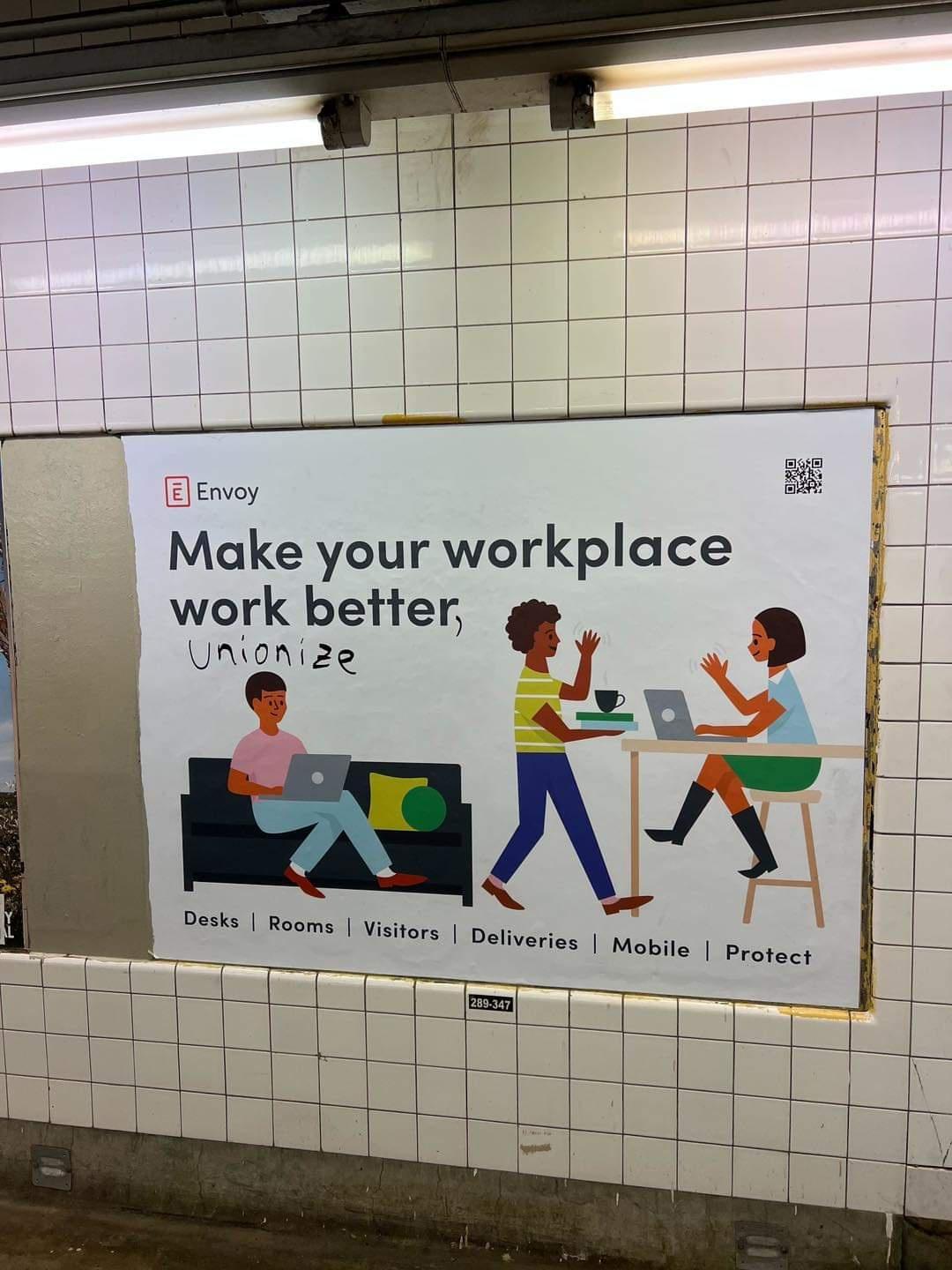 o i Make your workplace i work better Unionize