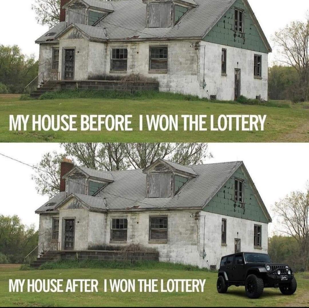 MY HOUSE AFTER WON THE LOTTERY