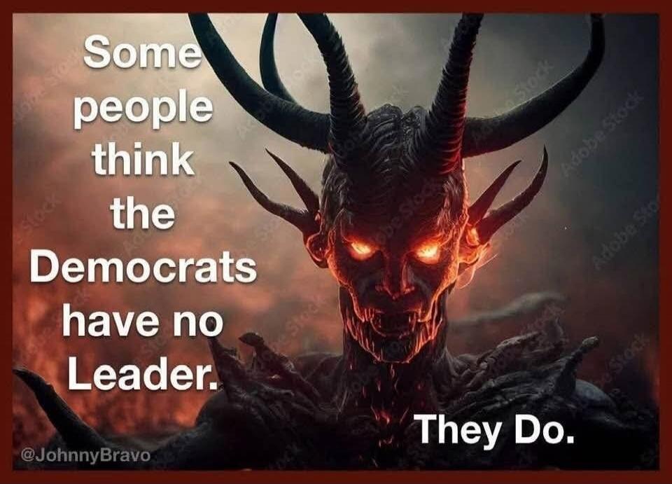 Some people think the Democrats have no Leader. They Do. @JohnnyBravo