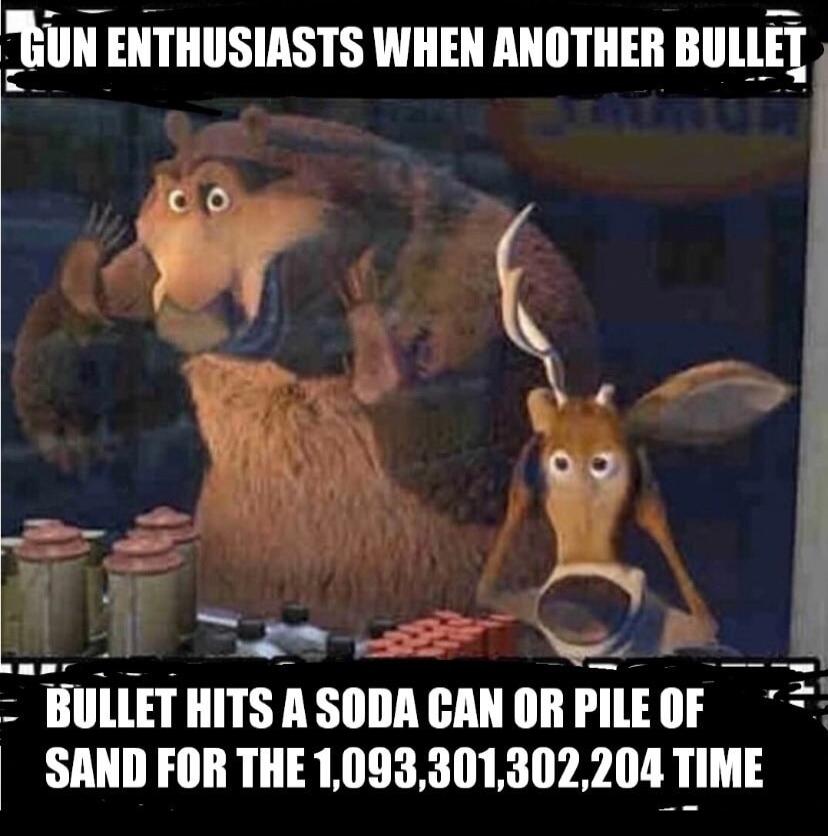 BUN ENTHUSIASTS WHEN ANOTHER BULLE W 29 She s B BULLETHITS A SIIIIA lll ORPILE III 2 SAND FOR THE1093301302204 TIME