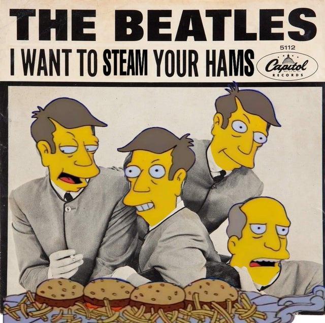 THE BEATLES WANT O STEAM YOUR HANIS